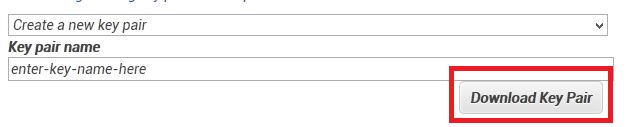 SSH key pair