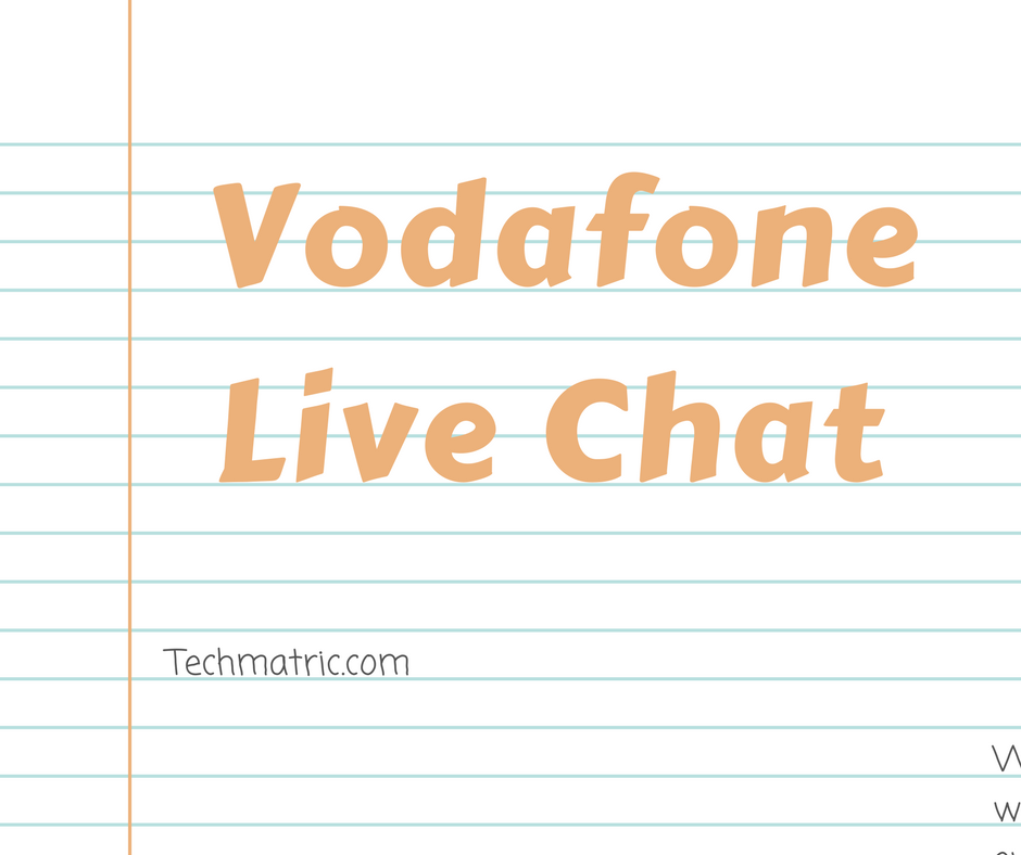 vodafone live chat